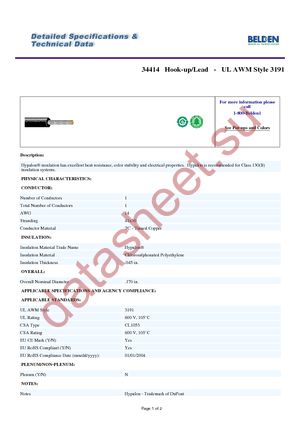 34414 010500 datasheet  